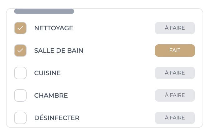 Nettoyage et gestion du linge